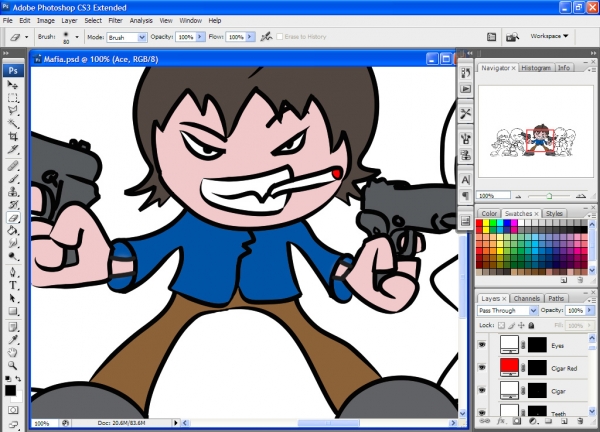 Creation of We are Family...: Step 4